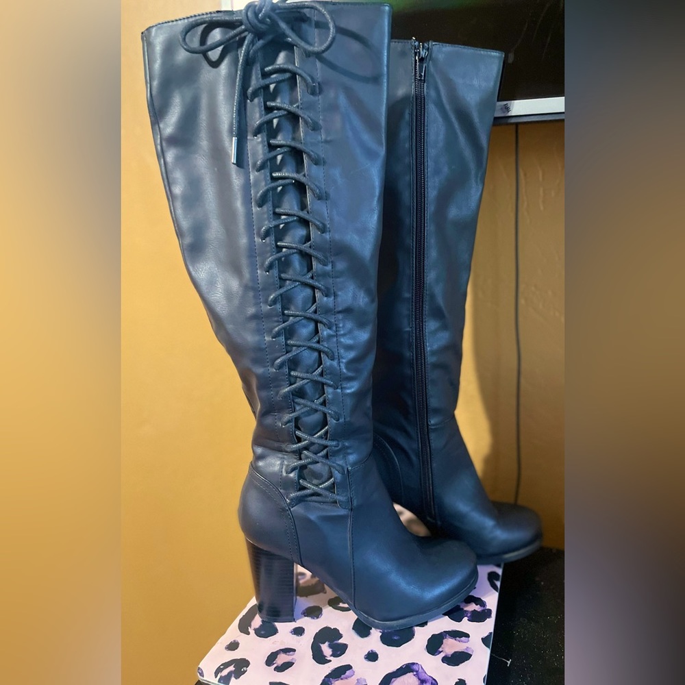 bamboo below the knee boots